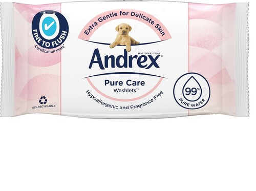 Andrex pure care - pure, washlets