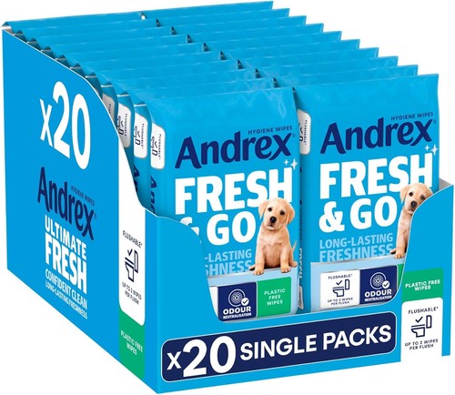 Andrex fresh go flushable - fresh,