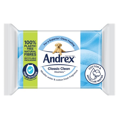 Andrex classic clean - andrex, flushable
