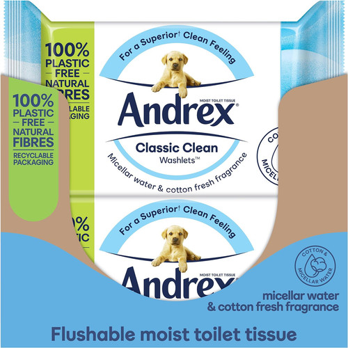 Andrex classic clean - classic, washlets